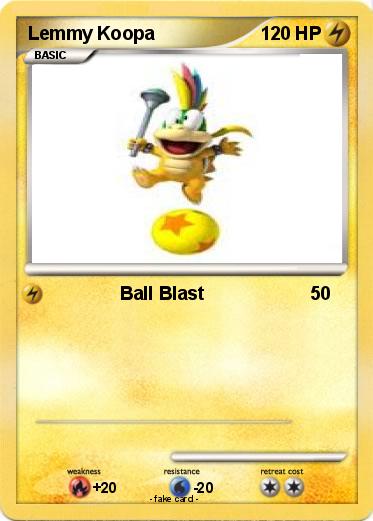 Pokemon Lemmy Koopa