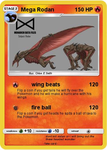 Pokemon Mega Rodan