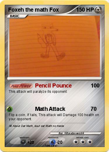 Pokemon Foxeh the math Fox