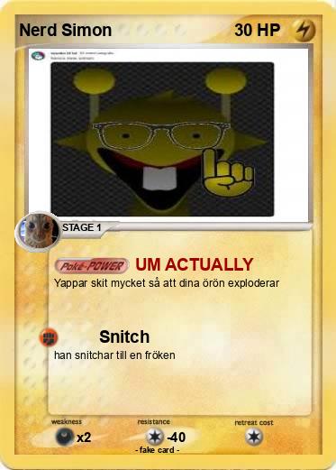 Pokemon Nerd Simon