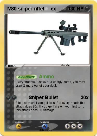Pokemon M80 sniper riffel     ex