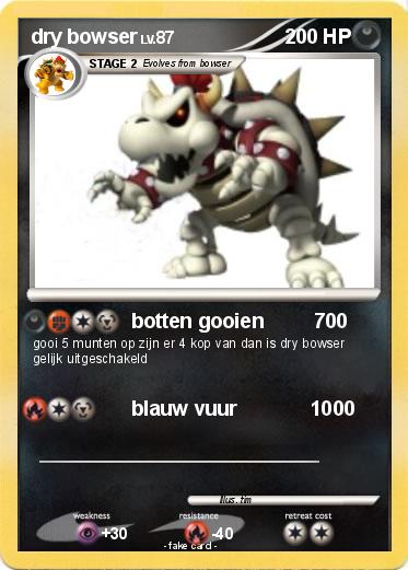 Pokemon dry bowser