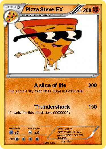 Pokemon Pizza Steve EX