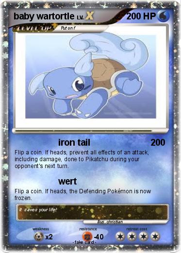 Pokemon baby wartortle