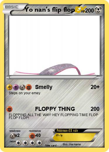 Pokemon Yo nan's flip flop