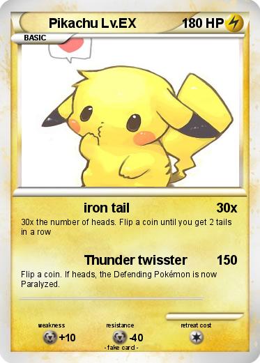 Pokemon Pikachu Lv.EX