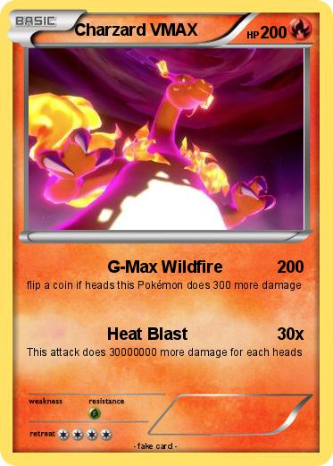 Pokemon Charzard VMAX