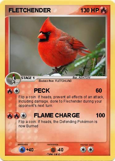 Pokemon FLETCHENDER