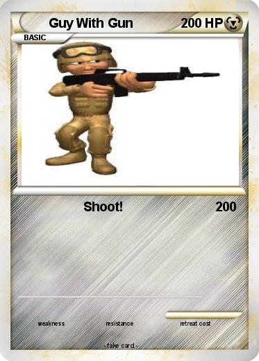 Pokemon Guy With Gun