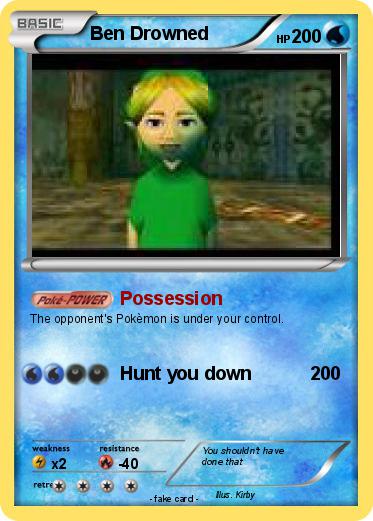 Pokemon Ben Drowned