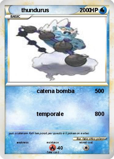 Pokemon thundurus                         0