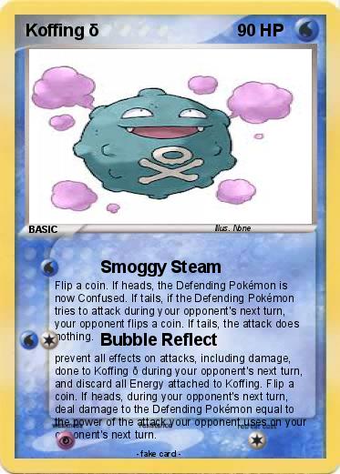 Pokemon Koffing δ