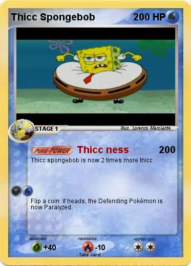 Pokemon Thicc Spongebob