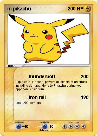 Pokemon m pikachu