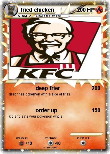 Pokemon fried chicken