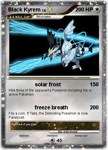 Pokemon Black Kyrem