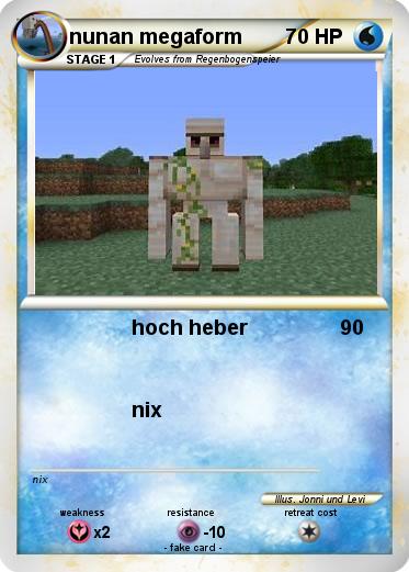 Pokemon nunan megaform