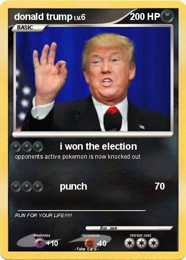 Pokemon donald trump