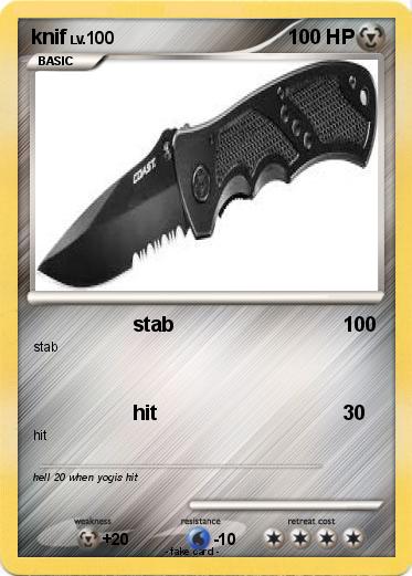 Pokemon knif
