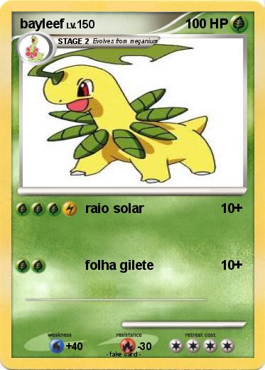 Pokemon bayleef