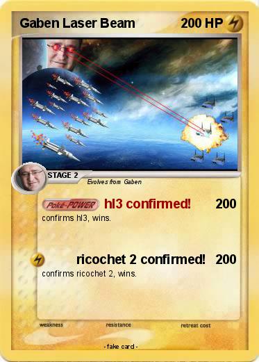 Pokemon Gaben Laser Beam