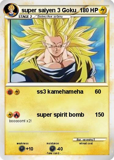 Pokemon super saiyen 3 Goku