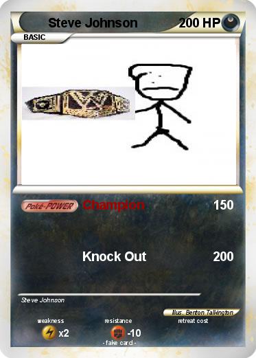 Pokemon Steve Johnson