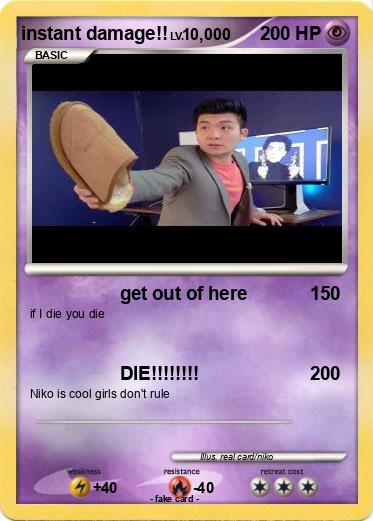 Pokemon instant damage!!