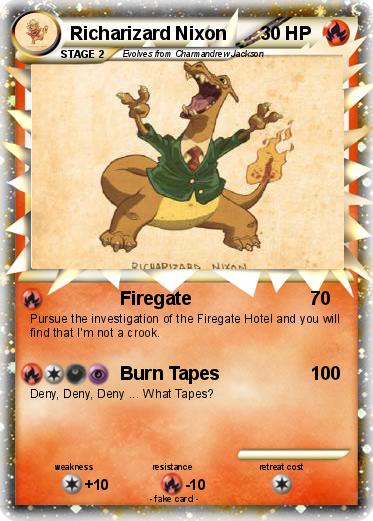 Pokemon Richarizard Nixon
