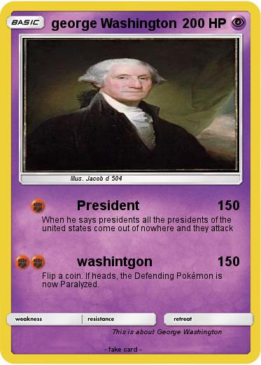 Pokemon george Washington