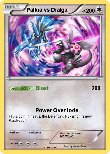 Pokemon Palkia vs Dialga