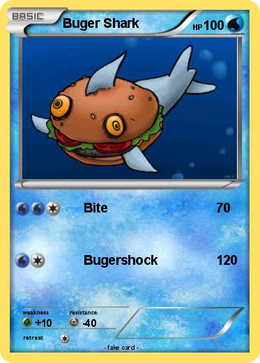 Pokemon Buger Shark