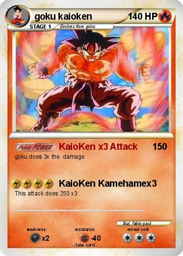 Pokemon goku kaioken