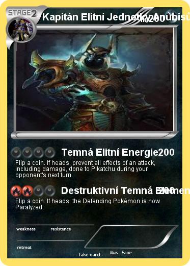 Pokemon Kapitán Elitní Jednotky Anůbisů