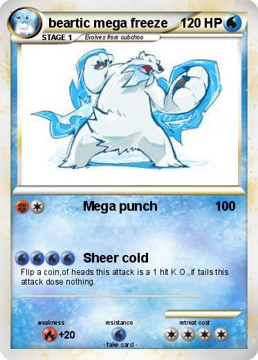 Pokemon beartic mega freeze