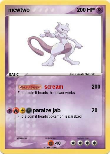 Pokemon mewtwo