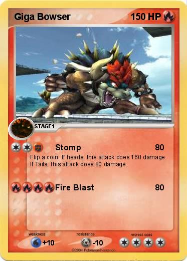 Pokemon Giga Bowser