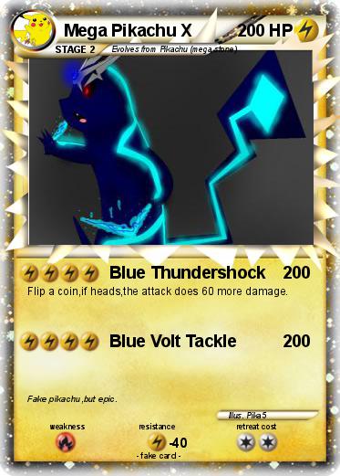 Pokemon Mega Pikachu X