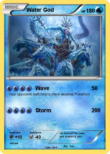 Pokemon Water God