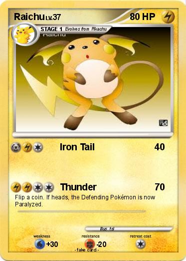 Pokemon Raichu