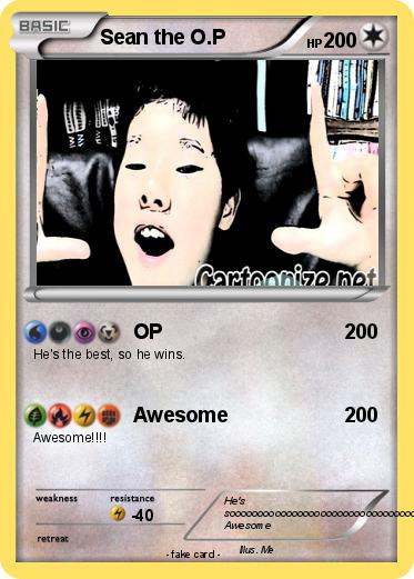 Pokemon Sean the O.P