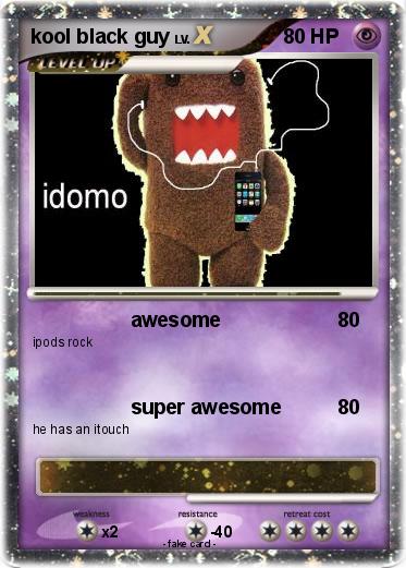 Pokemon kool black guy