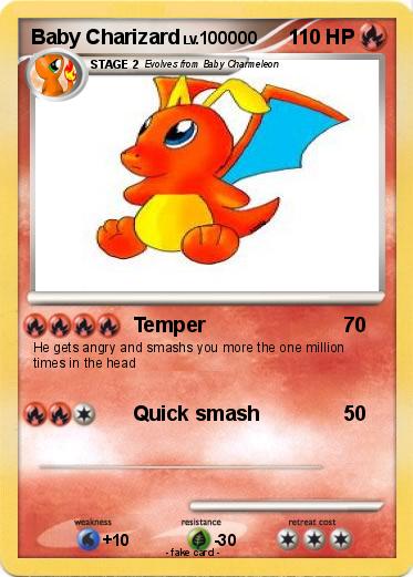 Pokemon Baby Charizard