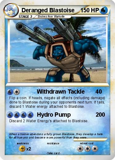 Pokemon Deranged Blastoise