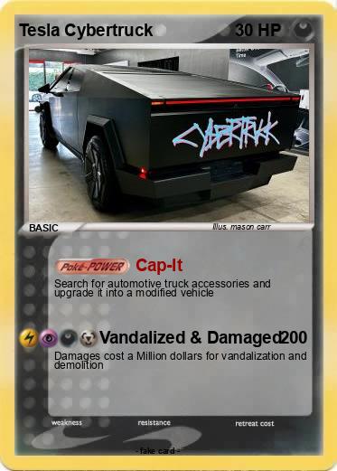 Pokemon Tesla Cybertruck