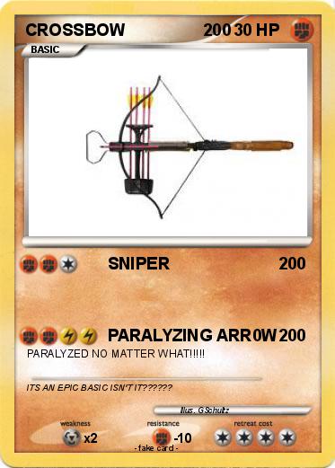 Pokemon CROSSBOW                 200