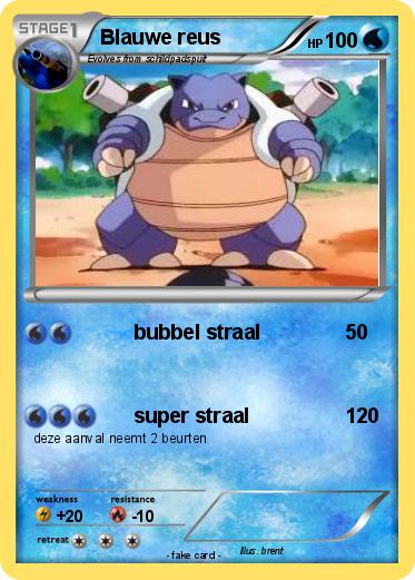 Pokemon Blauwe reus