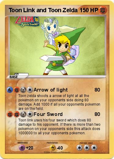 Pokemon Toon Link and Toon Zelda