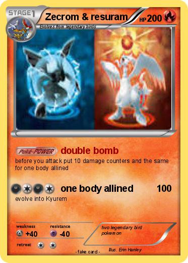 Pokemon Zecrom & resuram