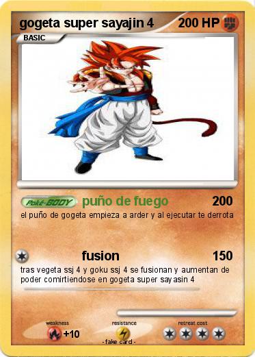 Pokemon gogeta super sayajin 4